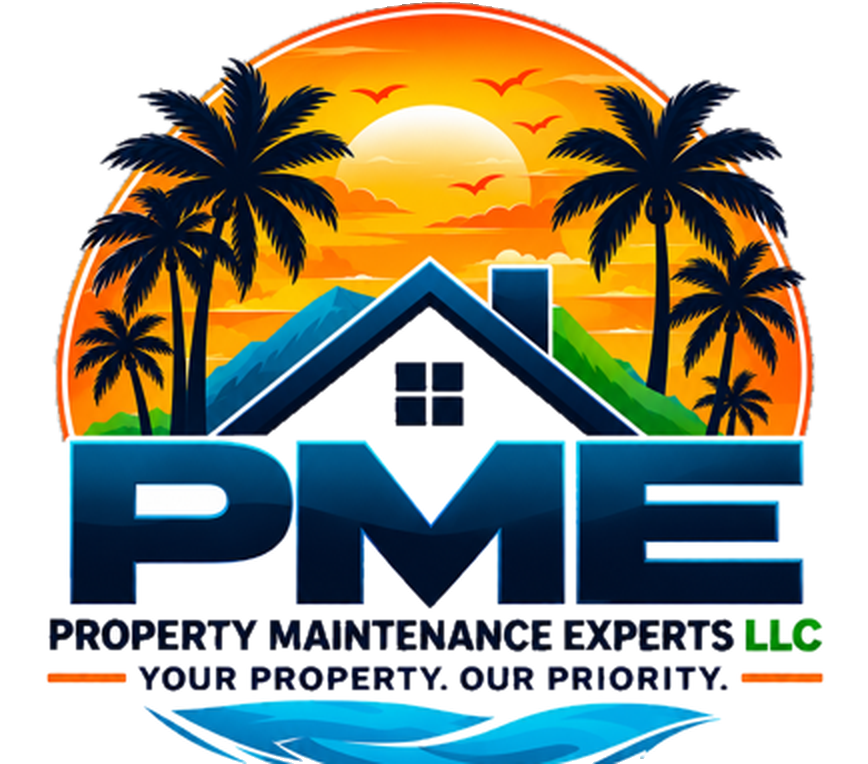 PME, Property Maintenance Experts LLC logo: Your Property. Our Priority.